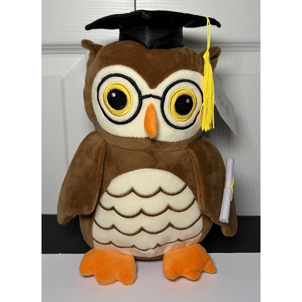 Amscan Graduation Plush Owl Balloon Weight - 8.5"H Keepsake Hat Tassel Diploma